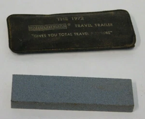 Remolque de viaje Airstream 1972 promoción publicidad afilador de cuchillos piedra  - Imagen 1 de 4