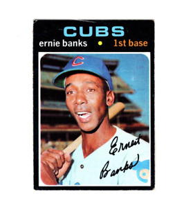 1971 TOPPS MLB TRADING CARD #525 - ERNIE BANKS (Sleeved)