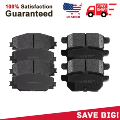 Pastillas de freno delanteras traseras de cerámica para Toyota Corolla 2019 2018 2017 2016-2009 Foto 1 de 4