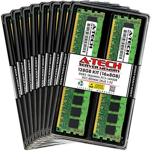 128GB 16x 8GB PC3-14900R RDIMM ASUS RS720-E7-RS24-EG RS740-E7-RS24-EG Memory RAM - Picture 1 of 3