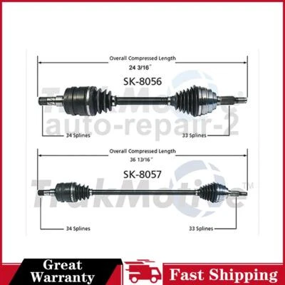 Eje CV delantero izquierdo derecho Chevrolet Optra TrakMotive 2004~2007 Foto 1 de 3