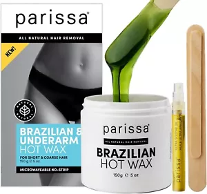 Parissa Kit Cera Calda Brasiliana e Ascelle | Cera Microonde Senza Strisce per Grossi - Foto 1 di 5