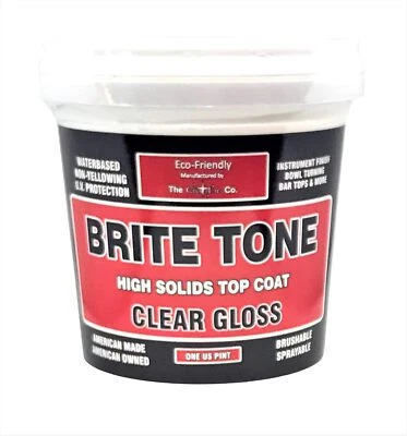 CrystaLac Brite Tone High Solids Polyurethane Instrument Finish Clear Gloss