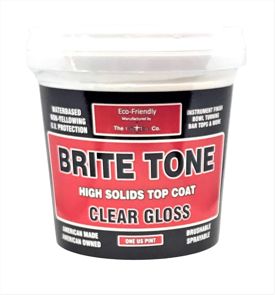 CrystaLac Brite Tone High Solids Polyurethane Instrument Finish Clear Gloss