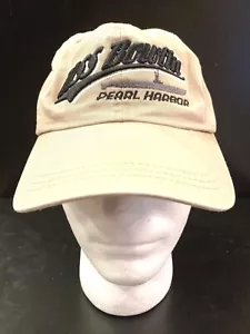 USS Bowfin Baseball Cap Hat Tan Black Pearl Harbor Hawaii WW 2 Memorial Vintage - Picture 1 of 12