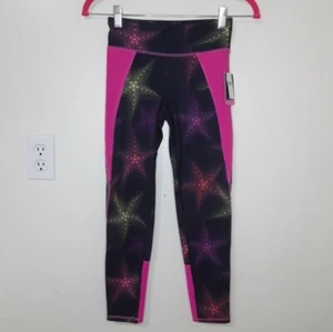 NWT! Gap Kids: Teen Girls Large Cosmic Star Print Sport Cheer Leggings - Picture 1 of 8
