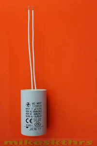 7HK 7uF 7µF 450V Anlaufkondensator Motorkondensator Ø30 x 50mm Drahtanschl. DHL - Bild 1 von 3