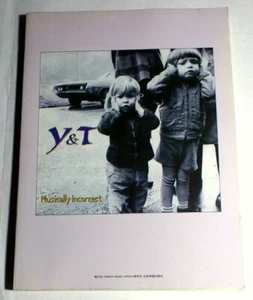Y&T MUSICALMENTE INCORRECTO BANDA YT PARTITURA JAPÓN GUITARRA TAB - Imagen 1 de 4