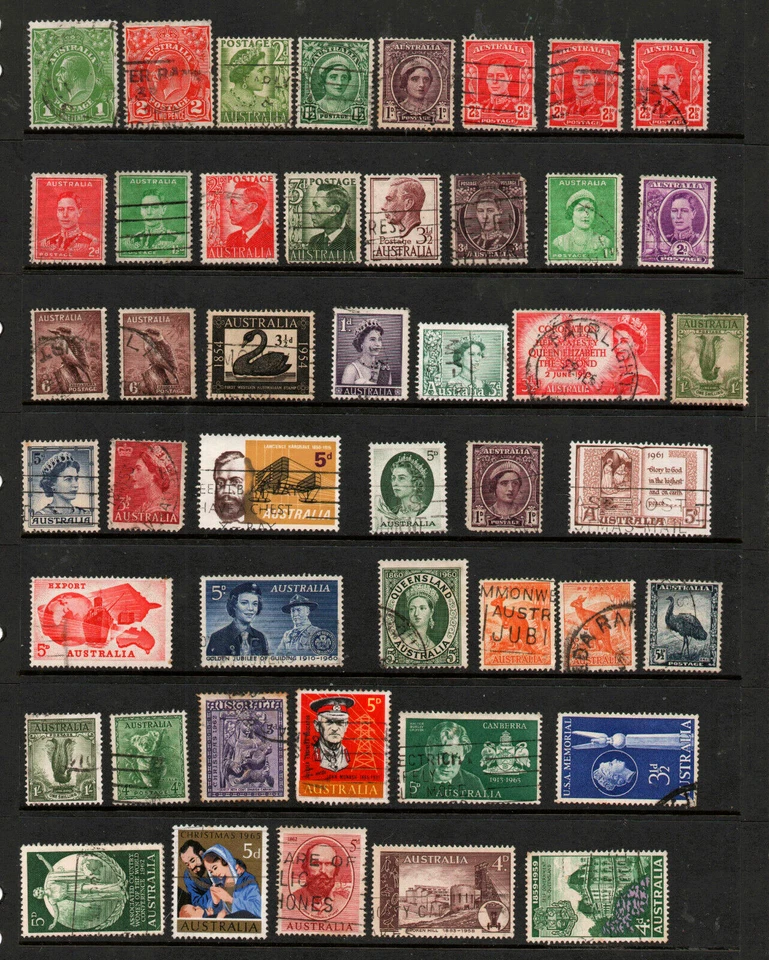 USED COLLECTION OF PRE-DECIMAL STAMPS 129 - Image 1 of 1