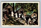 Mt Lowe CA-Kalifornien, Ye Alpine Taverne, Housekeeping Cottages Vintage Postkarte