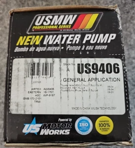 US Motor Works US9406 Engine Water Pump for Select Toyota / Scion / Prius - Picture 1 of 11