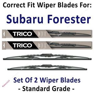 Wiper Blades 2-Pack Standard Wipers - fit 1998-2002 Subaru Forester - 30210/190