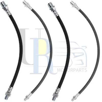 Manguera hidráulica de freno trasero delantero Sunsong 4 piezas para International Harvester 1200D Foto 1 de 4