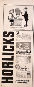 PRINT AD Horlicks Malted Milk 1950 5x13 Helps Sleep Tablets for Kids Candy - Picture 1 of 1