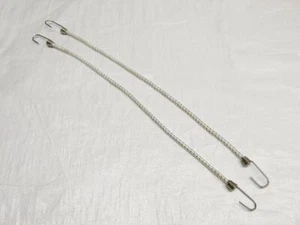 X2 6MM X 440MM Shock Cords With Stainless Steel Hooks - Securing Tie Assemblies - Picture 1 of 1