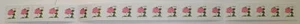 US Scott #2492 COIL STRIP OF 20 - PINK ROSE - folded - 32c - MNH - Picture 1 of 4