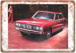 Vintage Datsun Laurel Auto Ad Reproduction Metal Sign A11459 - Picture 1 of 2