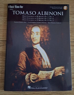 Tomaso Albinoni Oboe Concerto Sheet Music (B Flat, D Major & D Minor) - Rare - Image 1 of 4