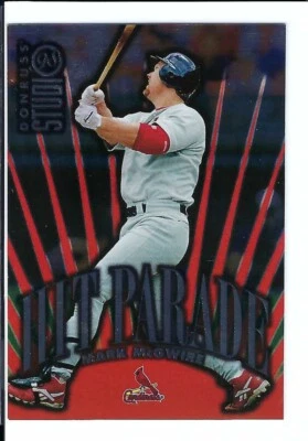1998 Studio Hit Parade MARK McGWIRE Card 15 of 20 Mt/Nm #/5000 Cardinals - Image 1 of 4