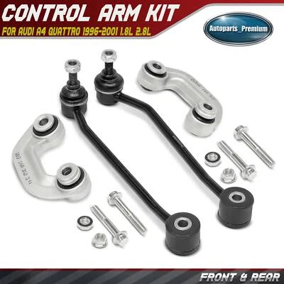 Kit de 4 eslabones estabilizadores delanteros y traseros para Audi A4 Quattro 1996-2001 Foto 1 de 4