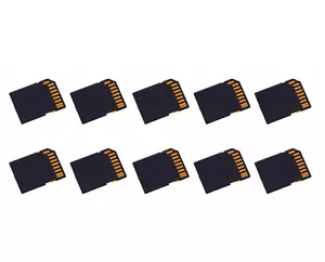 10 pcs 4GB Full Size SDHC Card 4 Camera Memory Card Bulk Wholesale job lot SD - Picture 1 of 1