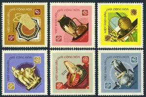 Viet Nam 509-514,MNH.Michel 538-543. Handicrafts 1968.Rattan products,Ceramics, - Picture 1 of 1