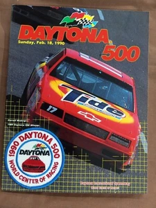 Vintage NASCAR 1990 Daytona 500 Official Souvenir Program w/Tickets and Lineups - Bild 1 von 8