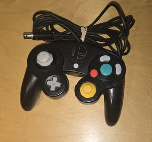 Nintendo GameCube Super Smash Bros Ultimate Edition controller nero OEM DOL-003 - Foto 1 di 8