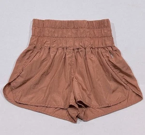Pantalones cortos deportivos Free People Movement para mujer talla S rosa The Way Home tiro alto - Imagen 1 de 13