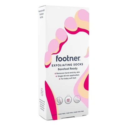 Footner Exfoliating Foot Mask Socks - Foot Peel Mask for Hard Skin - Peeling