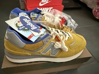 Новый баланс x Bodega 574 Legacy прибытия желтый туфли размер 10 U574LGB1 новый в коробке - Изображение 1 из 4