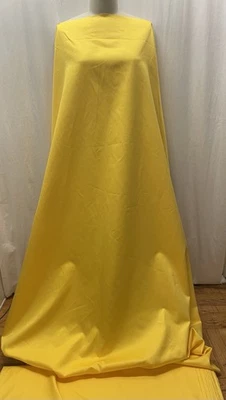 100% Cotton Twill High Quality Heavy Weight Mango Yellow Fabric By The Yard 60"W - Image 1 of 4