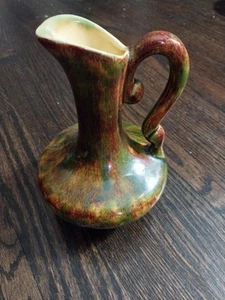 Interesting Colorful Unique Pitcher Unknown Maker Great Condition - Picture 1 of 8