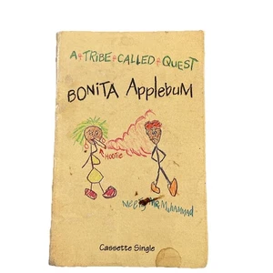 Vintage A Tribe Called Quest Bonita Applebum Cassette Tape Single 1990 - Picture 1 of 11