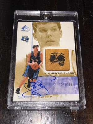 2000-01 SP Game Floor Edition Mike Miller Authentic Floor And Auto On Card #/200 - Image 1 of 2