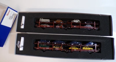 Roco H0 66063 AC Autotransportwagen-Set 2 tlg. der DB in OVP für Märklin BH1764 - Bild 1 von 4