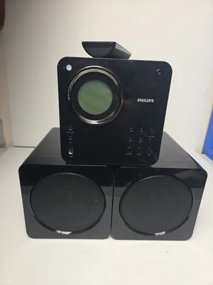 Philips DCM109 Compact Stereo System-CD-Radio-IPod Speakers W/Remote -Read  Desc - Image 1 of 4