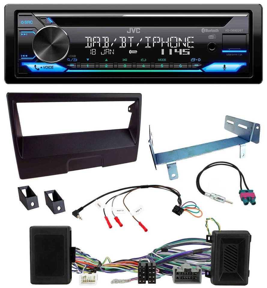 JVC Bluetooth Lenkrad USB DAB CD Autoradio für Volvo V50 C30 S40 C70 2004-2013 - Bild 1 von 4