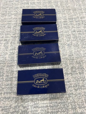 Lote De 4 Mini Jabones De Colección HERMES París 60g Eau De Cologne Savon Hecho en Francia Foto 1 de 4