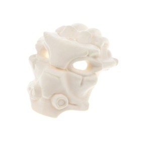 1x Lego Bionicle Figure Mask Iden White Rubber Kanohi Mask 8732 4294884 56154