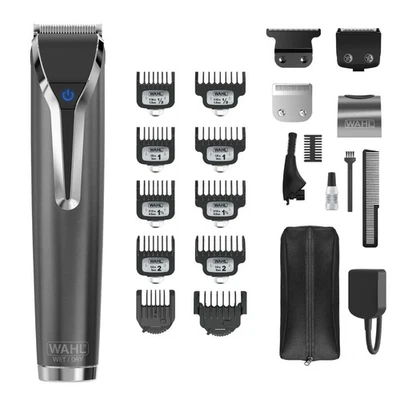 Wahl Waterproof Lithium-Ion Stainless Steel Grooming Kit (Slate) - image 1 of 4