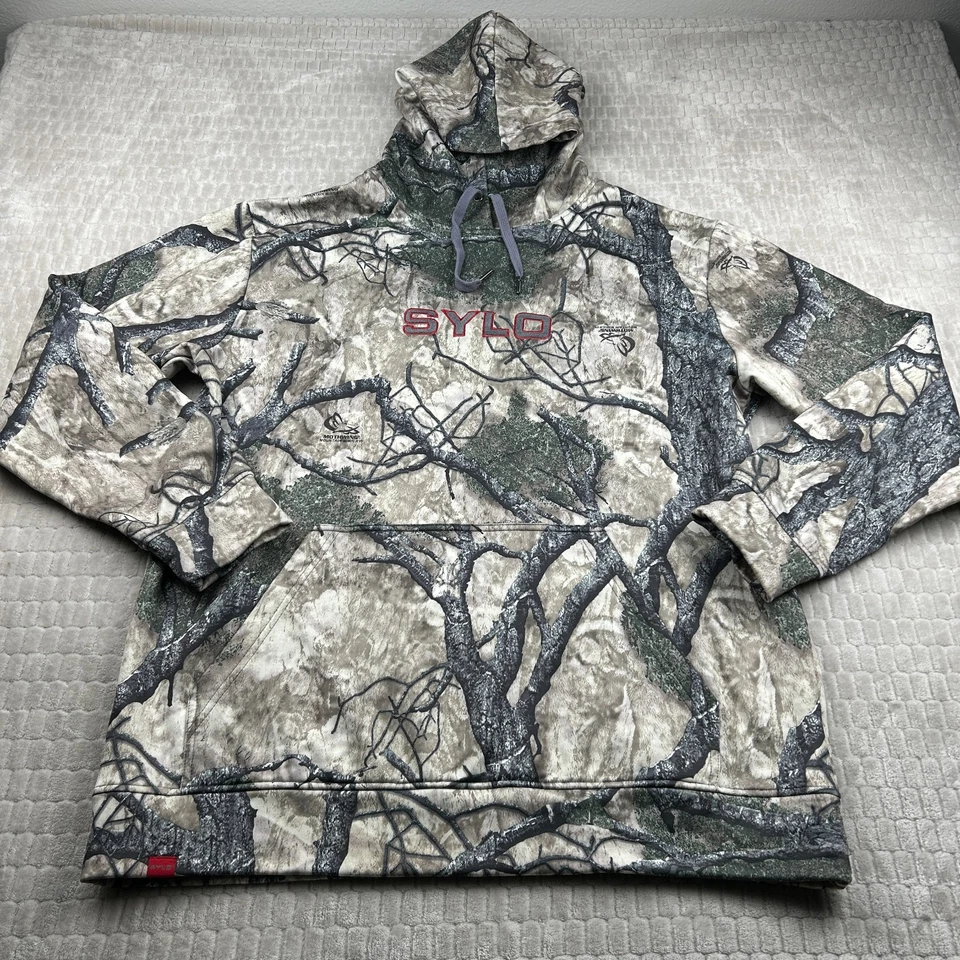 Sylo Mothwing Mountain Mimicry Men’s L Hooded Sweater Hoodie - Image 1 of 4