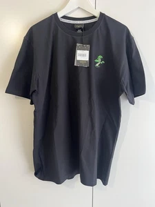 Camiseta Percival Hombre Negra Árbol Maceta Flores Bordado Talla 2XL | XXL Nueva - Imagen 1 de 6