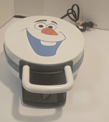 Disney Frozen Olaf muñeco de nieve gofrera antiadherente platos de cocina funciona muy bien Foto 1 de 4