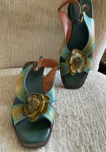 SPRING STEP L'ARTISTE ACUARELA SUSIE BLOOM-SANDALIAS FLORAL dice 10 SE ADAPTA A 8.5-9 - Imagen 1 de 6