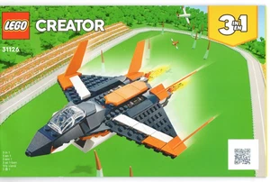 Lego ~  Instructions Manual Booklet Only ~ Creator 3 in 1 ~ 31126 - Picture 1 of 1