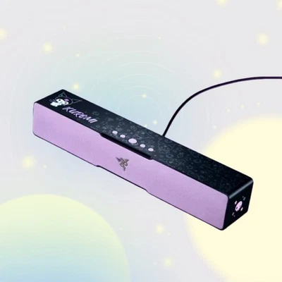 Razer x Sanrio Kuromi Leviathan V2 X Wireless RGB Gaming Soundbar Speakers - Image 1 of 4