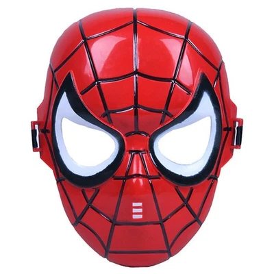 Spider-Man Mask With Elastic Strap Super Hero Toys Kids Halloween Costume Gift - Image 1 of 4