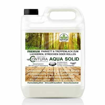 Contura 2 in 1 Parkettlack Fußbodenlack OSB Lack Holzlack Klarlack Parkettsiegel - Bild 1 von 4