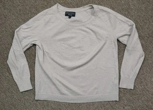 BANANA REPUBLIC Filpucci Yarn Sweater Women's Large Tan Crew Neck Pullover - Picture 1 of 7